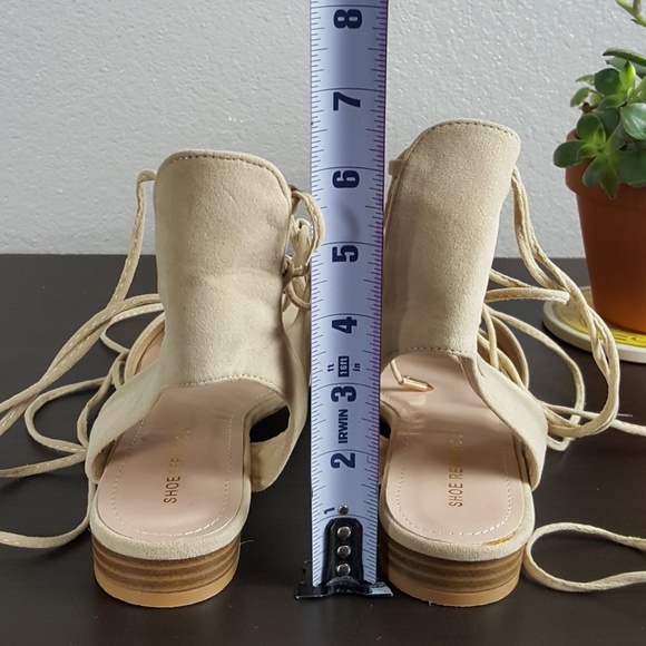 Shoe Republic LA suede lace up sandals - Picture 3 of 6